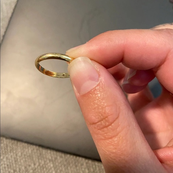 SOLD Cartier 1895 Wedding Band - Picture 8 of 10